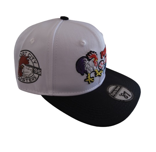 Gorra Urbana Baseball Port City Roosters CALZADO GUERREROS GR-014 Blanco